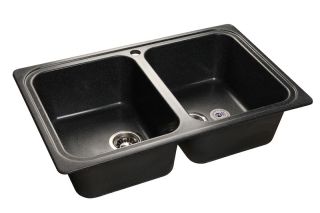 Мойка кухонная GranFest Чёрная Standart S-780 K чер